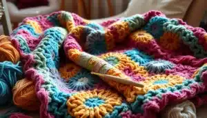 Crochet a warm and welcoming blanket at home with our straightforward guide on how to crochet a blanket.