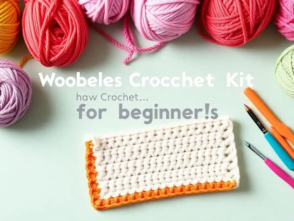 Colorful yarns and crochet tools on a bright workspace.