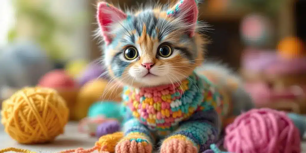 Crochet a cute cat with this easy step-by-step tutorial for beginners. Gather your materials and follow along to create your own adorable plushie!
