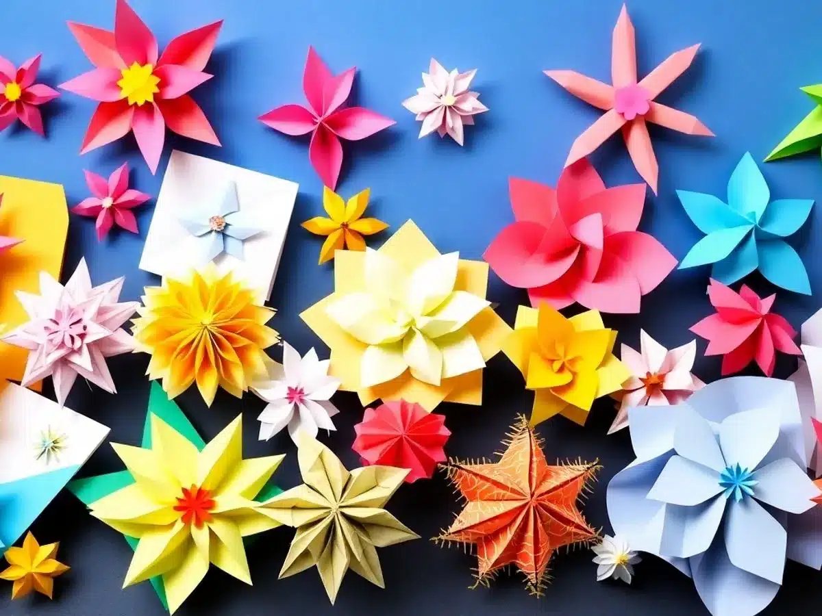 Colorful DIY paper crafts and creations for all ages.