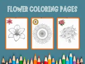 Flower Coloring Pages