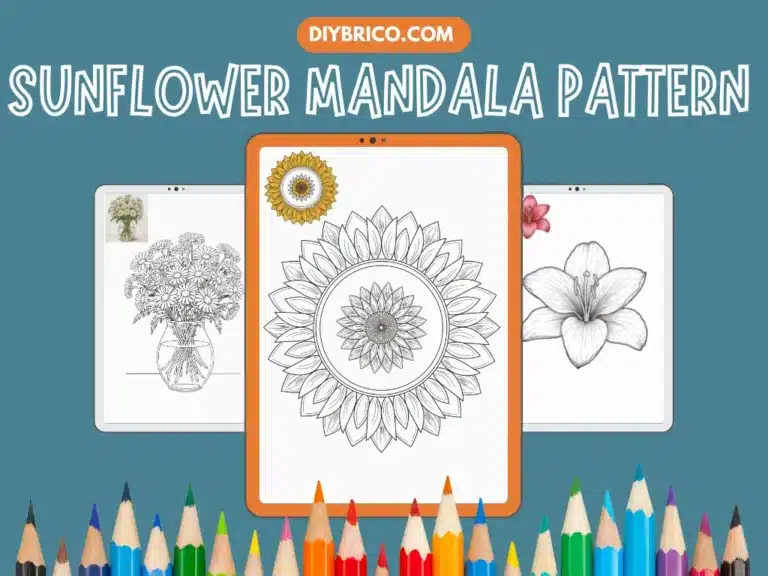 Sunflower Mandala Pattern