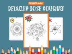 Rose Coloring Pages